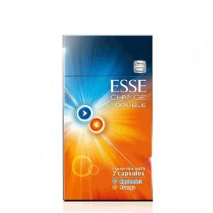 ESSE Change Double Applemint Orange - 1 Carton (10 Packs)