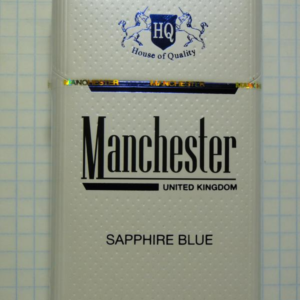 Manchester Sapphire Blue Cigarettes - 1 Carton (10 Packs)